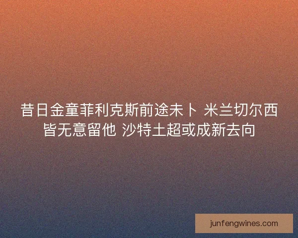 昔日金童菲利克斯前途未卜 米兰切尔西皆无意留他 沙特土超或成新去向